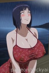 1girls ai_generated anime boruto breasts eyes female female_only fit hair hyuuga_hinata naruto naruto_(series) naruto_shippuden nsfw stickyai