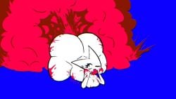 anthro ass_focus belly_gurgle big_butt bubble_butt butt_focus fart fart_cloud fart_everywhere fart_fetish fart_focus farting farts fatass furry red_fart red_fart_cloud tagme_(artist) token_(femtanyl)