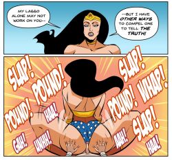 1boy 1girls ass ass_focus ass_grab assjob average_sized_penis big_ass big_breasts black_hair blue_eyes breasts buttjob chocker clothed clothed_sex covered_buttjob dc dc_comics glassfish grabbing grabbing_ass grabbing_from_behind hips lips lipstick long_hair penis sex thick_thighs thighs wide_hips wonder_woman wonder_woman_(series)