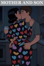 2d 2d_animation ai ai_generated animated big_ass big_butt clothed fat_butt hugging hugging_another incest kiss kissing love mature_female mature_woman milf mommy mother mother_and_child mother_and_child_(lore) mother_and_son no_nudity no_sex original original_character pawg romantic romantic_couple shorter_than_10_seconds son tagme thicc thick_ass thick_thighs touching_ass video younger_male