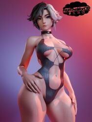 luna snow from marvel by faptheworl3d