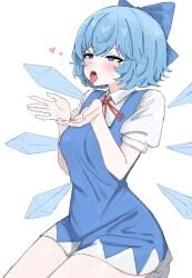 cirno from touhou by kumiyabe