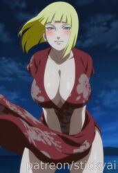1girls ai_generated anime boruto breasts eyes female female_only fit hair naruto naruto_shippuden nsfw samui stickyai