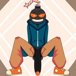 1boy big_cock big_dick big_penis black_body black_cock black_dick black_fur black_penis bomb bomb_man cock dick friday_night_funkin friday_night_funkin_mod gay large_cock large_dick large_penis male orange_eyes penis twitter twitter_link twitter_url twitter_username whitty_(friday_night_funkin)