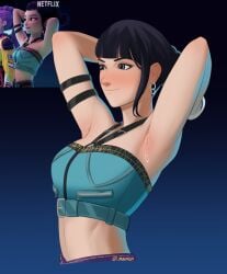 zoey (kpop demon hunters) from kpop demon hunters by mavexion