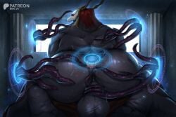 anal anal_insertion anal_sex back_view big_ass black_body bna_v5 bubble_butt elias_ainsworth gay_sex male monster monster_boy penetrated penetration penetration_from_behind portal portal_masturbation portal_sex round_ass skull_head tentacle tentacle_in_ass tentacle_in_mouth tentacle_on_male tentacle_sex