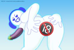 accurate_art_style big_ass big_butt cartoon_network elmorestars female fitness hulu looking_at_viewer ori_(the_wonderfully_weird_world_of_gumball) pussy spread_ass spread_pussy the_amazing_world_of_gumball the_wonderfully_weird_world_of_gumball white_body white_skin