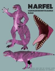 animal_only claws dragon english_text fangs full_body green_background monster no_humans open_mouth sharp_teeth simple_background solo standing tail teeth tongue tongue_out yellow_eyes
