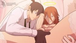 anal anal_fingering angel angel_devil_(chainsaw_man) angel_wings animated anus ass ass_fingering asshole balls billyyandereva2 black_gloves caption chainsaw_man clothed clothing english english_dialogue english_text english_voice_acting erect_penis erection femboy feminine_male fingering fingering_ass fingering_partner gay gloves hayakawa_aki longer_than_10_seconds luckylui male/male male_focus male_only moan moaning nude nude_male opennsfwsp spread_legs thighhighs thighs video voice_acted wings yaoi