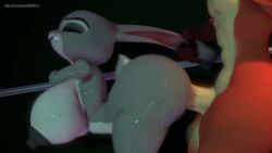 1boy 1girls 3d 3d_animation ambiguous_penetration animated anthro areolae ass ass_slap balls bent_over big_ass big_breasts big_penis breasts dominant dominant_male domination ear_pull eyes_rolling_back faceless_male fat_ass female femsub fox furry furry_only grabbing_ears huge_ass jiggle jiggling_ass jiggling_breasts judy_hopps lagomorph large_ass leviantan581re male maledom nick_wilde nipples no_sound nude nude_female nude_male penis prison_guard_position pulling_ears rabbit rough_sex sex shortstack side_view slapping_ass spanking spanking_ass straight straight_sex submissive submissive_female text thick_ass thick_thighs video wide_hips zootopia
