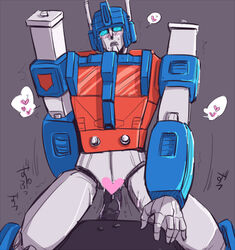 blush looking_at_viewer male mecha open_mouth penetration robot transformers ultra_magnus