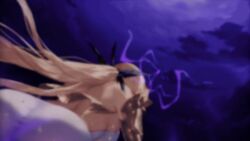 animated animated ass ass_focus back back_view backless_dress backless_outfit bare_back blonde_hair bouncing_ass bouncing_breasts breasts brown_dust_2 curvy dress english_text from_behind from_below large_ass large_breasts long_hair mature mature_female milf mouth_veil official_art olivier_(brown_dust_2) outdoors pubic_tattoo red_eyes see-through see-through_clothing see-through_veil summoning sword tattoo text veil very_long_hair voluptuous weapon