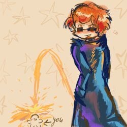 peeing piss_kink postal_(series) postal_dude red_hair smilling sunglasses tabak1baton tagme urine