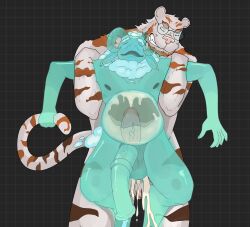 2025 5_fingers absurd_res anal anal_sex animal_genitalia animal_penis anthro balls big_balls big_penis blue_body blue_cum bodily_fluids bovid caprine carrying_another carrying_partner closed_eyes cloud colored_cum cum cum_in_ass cum_in_stomach cum_inside cum_overflow duo equine_genitalia equine_penis eyewear felid feline fingers fructosed fur genital_fluids genitals ghost glasses glowing goat green_body hair hi_res huge_cock inflation looking_pleasured male male/male mammal masculine medial_ring nipples orange_body orange_fur pantherine penetration penis sex snarling spectre_(fructosed) spirit standing standing_sex stomach_bulge striped_body stripes tail thick_penis tiger translucent unusual_bodily_fluids unusual_cum unusual_genital_fluids vein wearing_glasses white_body white_hair