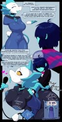 1boy 1girls 2025 2d 2d_(artwork) alternate_version_available anthro_focus ass before_and_after begging_for_cum big_ass big_breasts body_writing breasts breasts_out built_for_bhc collar cum cum_in_pussy cum_inside cum_inside_request deltarune demidoggo dialogue dominant_male exposed_breasts female femsub fertilization from_behind grabbing_from_behind hidden_eyes huge_ass huge_breasts human'd human_dominating_humanoid human_supremacy humaned imminent_sex impregnation impregnation_request impregnation_risk instant_loss_2koma jiggling_breasts kris_(deltarune) large_ass large_breasts male maledom movement_lines partially_clothed plap pussy sex tail_wrap tally_marks tasque_manager_(deltarune) tasque_manager_(gala_dress)_(deltarune) tattoo tattoo_on_butt tattoo_on_chest text thick_thighs tongue_out vaginal_penetration voluptuous voluptuous_female x-ray