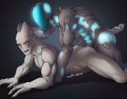 alien alien_humanoid anal anal_sex anthro balls bioware bodily_fluids cum digital_media_(artwork) diplomat_(nightcrauzer) duo ejaculation electronic_arts erection faceless_anthro faceless_character faceless_male genital_fluids genitals hands-free hi_res humanoid machine male male/male male_penetrated male_penetrating male_penetrating_male mass_effect mind_alteration mindfuck not_furry nude open_mouth penetration penis quarian robot robot_anthro robot_humanoid sex solo tres-art zal'haar