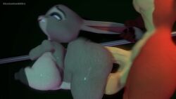 2025 3d_(artwork) 3d_animation absurd_res ambiguous_penetration animated anthro anthro_on_anthro anthro_penetrated anthro_penetrating anthro_penetrating_anthro arm_pull ass big_breasts big_butt black_claws black_nipples breasts brown_body brown_fur buckteeth butt_slap canid canine claws dialogue digital_media_(artwork) disney dominant dominant_anthro dominant_male ear_pull english_text erection eye_roll faceless_anthro faceless_character faceless_male female female_penetrated finger_claws fox from_behind_position fur genitals gloves_(marking) grey_body grey_fur hi_res huge_breasts huge_butt huge_filesize interspecies judy_hopps lagomorph leporid leviantan581re loop male male/female male_penetrating male_penetrating_female mammal markings nick_wilde nipples no_sound orange_body orange_fur penetration penis pink_inner_ear pink_nose prison_guard_position rabbit rough_sex sex short_playtime side_view slap spanking submissive submissive_anthro submissive_female tagme teeth text thrusting vein veiny_penis video video yellow_body yellow_fur yellow_penis zootopia zootopia_2