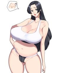 47_hard ass ass_visible_through_thighs belly belly_grab belly_overhang belly_squish big_belly big_breasts big_thighs black_hair blue_eyes boa_hancock breasts breasts_bigger_than_head cameltoe chubby chubby_female cute cute_face fat fat_belly fat_female fat_fetish female female_focus female_only grabbing_belly huge_breasts long_hair looking_down midriff mouth_open one_piece pale-skinned_female pussy_outline sexy sexy_body snake_earrings solo solo_female solo_focus squishing_belly thick thick_legs thick_thighs tummy v_line weight_conscious