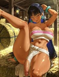 ai_generated big_breasts chel chel_(the_road_to_el_dorado) comission explicit floresai futa_only futanari huge_breasts huge_butt huge_cock looking_at_viewer narrow_waist naughty_face patreon patreon_url patreon_username requested thick_thighs voluptuous wide_hips