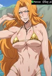 matsumoto rangiku from bleach by layai (artist)