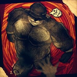 animal_humanoid anthro arm_hair balls barazoku belly_hair big_penis body_hair chest_hair clothing duo echo_(game) echo_(series) echo_project gender_symbol genital_piercing genitals gesture hand_gesture hat hat_only headgear headgear_only headwear headwear_only heart_symbol hi_res humanoid humanoid_genitalia male male/male male_symbol mammal mammal_humanoid mostly_nude muscular muscular_anthro muscular_male musk musk_cloud mustelid mustelid_humanoid nude nude_anthro oral_request otter otter_humanoid pecs penis penis_piercing piercing pubes requesting sex_request solo solo_focus sydney_bronson symbol theanzelart