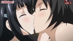 3girls animated black_hair ebihara_urara female ichinose_riko kaori_sakaki kissing looking_at_another lowres mole mole_under_eye multiple_girls ran_sem red_eyes rin_x_sen_+_ran->sem:_cross_mix rin_x_sen_+_ran_-_sem_cross_mix saliva screencap sex tears yellow_eyes yuri