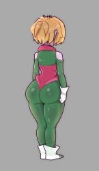 1girls 2026 ass ass_bigger_than_head ass_focus back_view big_ass big_butt bottom_heavy dragon_ball dragon_ball_gt female female_focus female_only orange_hair pink_skin rippledvoice self_upload sheela_(dragon_ball) thick thick_thighs thighs