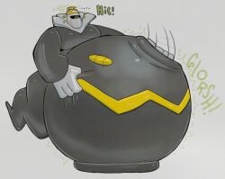 1boy belly belly_focus belly_slap big_belly dusknoir fat game_freak generation_4_pokemon ghost ghost_type grabbing_belly hiccuping huge_belly male male_only mfbigfellas nintendo obese obese_male overstuffed overweight overweight_male pokemon pokemon_(species) slapping_belly solo solo_male stuffed stuffed_belly