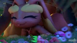 10_seconds 1boy 1girls 3d 3d_(artwork) ambiguous_penetration animated anthro anthro_female anthro_penetrated ass black_sclera brown_fur completely_nude completely_nude_female cute dark-skinned_male dark_skin female female_penetrated field flower flower_field flowers fluid_animation furry furry_female garden generation_4_pokemon grass hi_res human/anthro human/pokemon human_on_anthro human_on_pokemon human_penetrating human_penetrating_anthro human_penetrating_female human_penetrating_pokemon in_heat interspecies jewelry looking_pleasured lopunny love_ball lying male male/female male_on_anthro male_on_female male_penetrating male_penetrating_anthro male_penetrating_female merengue_z nintendo nude on_grass on_stomach outside outside_sex pendant penis pink_eyes plap_(sound) poke_ball pokeball pokemon pokemon_(species) pokemon_dppt pokephilia pounding prone_bone prone_bone_position prone_bone_sex red_eyes sex sex_from_behind sfx shorter_than_10_seconds smile solo_focus sound sound_effects straight tagme tongue_out video