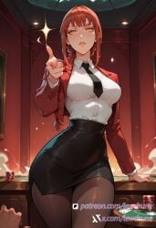 makima (chainsaw man) from chainsaw man by lewdrune