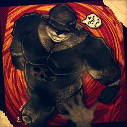 animal_humanoid anthro arm_hair balls barazoku belly_hair big_penis body_hair bottomless chest_hair clothed clothing duo echo_(game) echo_(series) echo_project gender_symbol genital_piercing genitals gesture hand_gesture hat hat_only headgear headgear_only headwear headwear_only heart_symbol hi_res humanoid humanoid_genitalia male male/male male_symbol mammal mammal_humanoid mostly_nude muscular muscular_anthro muscular_male musk musk_cloud mustelid mustelid_humanoid oral_request otter otter_humanoid pecs penis penis_piercing piercing pubes requesting sex_request solo solo_focus sydney_bronson symbol theanzelart topwear topwear_only
