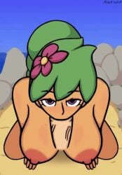 1boy 1girls animated audible_creampie audible_ejaculation big_breasts big_penis blowjob breasts cum cum_in_mouth cum_inside dark-skinned_female disembodied_penis dryad dryad_(terraria) erection fellatio female female_focus female_penetrated flower flower_in_hair foreskin foreskin_insertion foreskin_play green_hair gulp gulp_(sound_effect) hair_ornament huge_breasts imminent_oral kneeling large_breasts large_penis licking licking_foreskin licking_penis licking_under_foreskin light-skinned_male looking_at_viewer male male/female male_penetrating male_penetrating_female male_pov music noctemfx oral oral_penetration oral_sex penis pinkasulfur pov precum precum_drip purple_eyes sex sound sound_edit tagme tan-skinned_female tan_skin terraria throbbing_penis uncircumcised video
