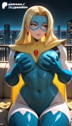 blonde blazer from dispatch (game) by skypassion