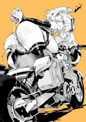 burnice white from zenless zone zero by kurotsuki machi