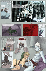 caught comic crossover dovahkiin earrings english_text erection falmer femboy gay gelebor link male male_only markydaysaid nord oral penis sanguine skyrim text the_elder_scrolls the_legend_of_zelda thong yaoi