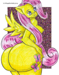 anthro fluttershy_(mlp) friendship_is_magic ksapphire8989 my_little_pony straight_hair tagme