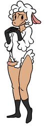 anthro droopy leggy_lamb male male_focus male_only mewls rule_63 sheep sheep_wrecked