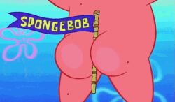 1boy 2d animal animated animation ass ass_focus canonical_scene dan_schneider's_fault dirty_dan_did_this flag flag_between_buttocks fly flying gif holding_flag holding_object holding_object_between_buttocks lol male male_focus male_only medium_ass meme nickelodeon nude nude_male object object_on_ass ocean ocean_background official_animation official_art paramount_pictures patrick_star pink_body pink_skin small_gif small_image spongebob_squarepants starfish the_spongebob_squarepants_movie united_plankton_pictures