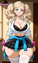 ann takamaki from atlus by houseofwaifu