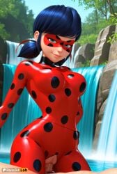 marinette cheng from miraculous ladybug by rule34lab