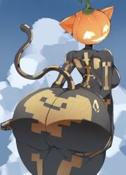 1girls 2026 anthro ass ass_focus big_ass big_breasts big_thighs black_body black_skin breasts bubble_ass bubble_butt cat_ears cat_girl cat_tail catgirl curvaceous curvy curvy_female feline female female_anthro female_focus female_only fortnite fortnitemares gigantic_ass gigantic_thighs glowing_eyes halloween hoshoidk huge_ass huge_breasts huge_thighs humanoid hyper hyper_ass hyper_thighs looking_at_viewer non-human on_knees one_eye_closed pumpkin pumpkin_head smile solo spice_(fortnite) tail thick_thighs thighs video_games voluptuous voluptuous_female wide_hips