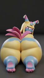 1girls ai_generated ass austin24kk big_ass big_booty booty clapping_ass clapping_buttocks clapping_cheeks dandy's_world dandys_world female giggle moan tagme twerking video yatta_(dandy's_world)