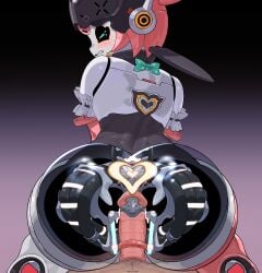 1boy 1girls 1robot 2026 absurdres ahoge angels_of_delusion aria_(zenless_zone_zero) aria_(zenless_zone_zero)_(robot_form) artificial_vagina ass ass_focus atta_(atta_1129) back_view bar_censor bare_shoulders big_ass big_balls blue_eyes blush blush_lines bottom_heavy bottom_heavy_female bubble_ass bubble_butt butt_focus censored commentary cum cumming_inside cumming_while_penetrating curvaceous curvaceous_female curvaceous_figure curvy curvy_body curvy_female curvy_figure curvy_hips dark-skinned_male dark_skin doggy_style embedded_penetrable_sex_toy eyes_closed female female_focus female_penetrated fleshlight grin heart heart-shaped_pupils highres hourglass_figure huge_ass humanoid_robot internal_vaginal large_ass large_butt looking_back male male/female male_penetrating male_penetrating_female male_pov male_pubic_hair mechabare mechanical_pussy multicolored_hair nakadashi penis pink_hair pov pov_male pov_sex pubes pubic_hair rear_view robot robot_girl robot_on_human round_ass round_butt see-through see-through_body sex sex_from_behind short_hair slim slim_waist smile solo_focus straight straight_sex symbol-shaped_pupils thick thick_ass thick_hips thick_thighs thighs voluptuous voluptuous_female waist wombforce x-ray zenless_zone_zero