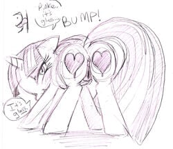 bcs friendship_is_magic my_little_pony pinkie_pie_(mlp) straight_hair twilight_sparkle_(mlp)