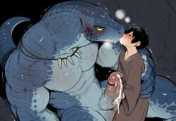 2boys abs age_difference ai_generated anthro anthro_dominating_human anthro_on_human bara big_dom_small_sub big_muscles big_pecs big_penis blue_body blush cum cum_drip cum_on_body cum_on_penis cumshot daddy ddkk dilf dominant dominant_anthro dominant_male domination duo ejaculation erection fangs gay handjob handjob_while_sucking holding_partner hug huge_cock huge_muscles huge_pecs human human_on_anthro humansub hunk interspecies intimate kissing larger_anthro larger_male lizard lizardman male male/male male_focus male_only muscles muscular muscular_anthro muscular_male naked naked_male navel nude older_anthro older_anthro_younger_human older_dom_younger_sub older_male older_man_and_younger_boy older_on_young orgasm pecs penis reptile romantic romantic_couple scalie sex size_difference smaller_human smaller_male submissive submissive_human submissive_male sweat topless topless_male tribal tribal_jewelry worship yaoi younger_human younger_male