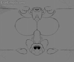 anal animated eseemoticono gray_(sprunki) greyscale_background no_color sex spornki sprunki up_view wenda_(sprunki)