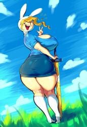fionna the human girl from adventure time by lemarreart