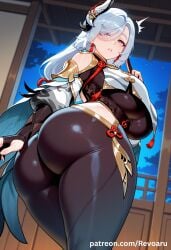 shenhe (genshin impact) from genshin impact by revoaru