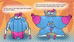 1girls 2026 anonsprite areola areolae arms_behind_head bending_over big_areola big_breasts big_nipples black_bikini blue_body bowlegged_pose breasts cleavage curvy curvy_figure dialogue english_text erect_nipples female female_focus front_view gigantic_breasts glasses high_heels huge_areolae huge_breasts hyper_breasts impossible_clothes large_areolae large_breasts large_nipples looking_at_viewer mario_(series) mature_female micro_bikini micro_bikini_top nastasia nipples nonchalant paper_mario pink_areola pink_hair pink_high_heels pink_nipples pink_pussy pink_vagina pussy_juic pussy_juice_drip pussy_juice_puddle showing_off slutty_female solo solo_focus text thick_thighs thighhighs wasp_waist white_thighhighs wide_hips