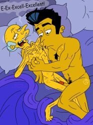 gay gay_male montgomery_burns nipple_play skinny the_simpsons toony victor_das_wolfen what